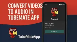 Convert Videos To Audio In TubeMate App