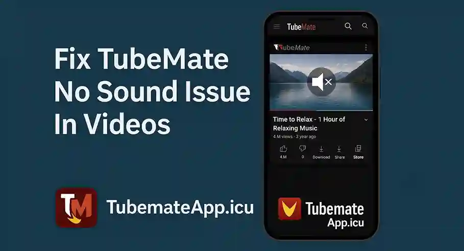 Fix TubeMate No Sound Issue In Videos