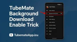 TubeMate Background Download Enable Trick