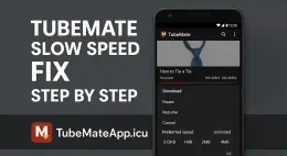 TubeMate Slow Speed Fix Step By Step