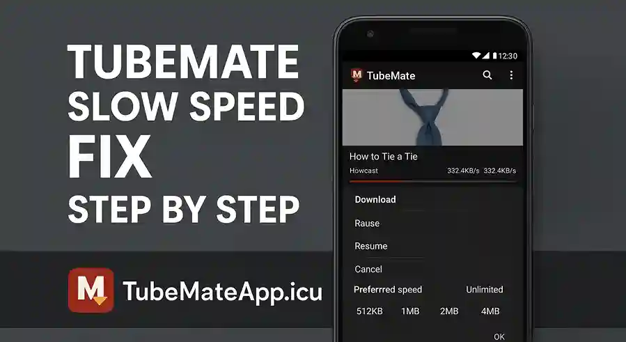 TubeMate Slow Speed Fix Step By Step